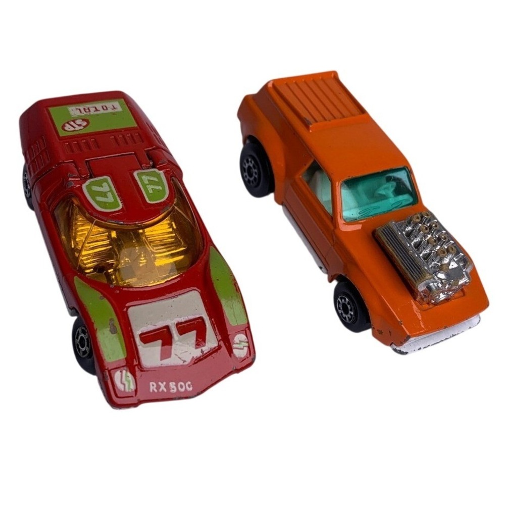Vintage Matchbox Lesney 1971โ Mazda RX 500 & 1972 Hell Raiser Diecast Cars Lot